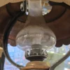 Lampa wisząca rustykalna stylizowana na naftową vintage metal 36 cm