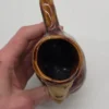 Kubek ceramiczny małpka figurka do yerba mate folk zestaw z dzbankiem