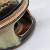 Dzbanek ceramiczny z podgrzewaczem zestaw do herbaty vintage rustykalny
