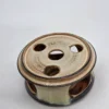 Dzbanek ceramiczny z podgrzewaczem zestaw do herbaty vintage rustykalny