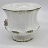 Ceramiczna osłonka na doniczkę Made in Italy róża vintage