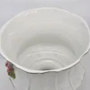 Ceramiczna osłonka na doniczkę Made in Italy róża vintage