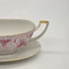 Sosjerka porcelanowa Pirkenhammer Made in Czechoslovakia fioletowe kwiaty