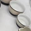 Serwis obiadowy Arzberg 21 el mid century modern beż brąz ombré