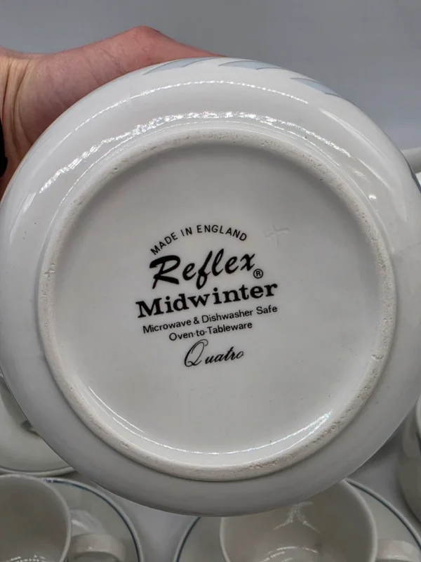 Serwis kawowy Midwinter Reflex Quatro Made in England 5 osób vintage