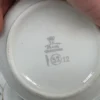 Porcelanowy serwis kawowy Thun Czechosłowacja szare róże relief 14 el