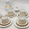 Serwis kawowy Thomas Germany Rosenthal złote zdobienia 5 osób vintage