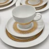 Serwis kawowy Thomas Germany Rosenthal złote zdobienia 5 osób vintage