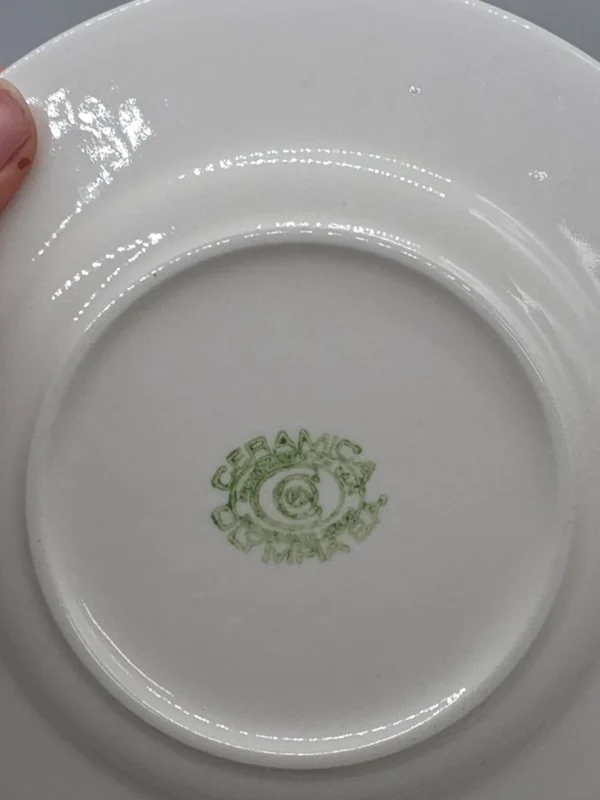 Serwis obiadowy Ceramica Olympia kwiaty polne 31 elementów rustykalny