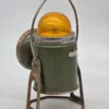 Stara lampa sygnałowa British Empire Hong Kong loft vintage