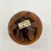 Kryształowe puzderko grzybek miodowy Crystalwist ręcznie szlifowany 14 cm