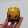 Kryształowe puzderko grzybek miodowy Crystalwist ręcznie szlifowany 14 cm