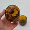 Kryształowe puzderko grzybek miodowy Crystalwist ręcznie szlifowany 14 cm