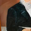 Obraz olejny na desce Żyd z pieniążkiem symbol bogactwa 56x68 cm