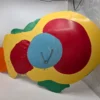 Wielka rzeźba ścienna Ryba abstrakcja sygnatura AF 2002 107x61 cm