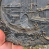 Płaskorzeźba ścienna Praga Prašná brána żeliwo relief 32x40 cm