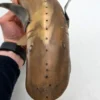 Wielka rzeźba rekin wykonana z naturalnego rogu Como Włochy 67 cm