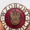 Odznaka Wzorowy Dowódca brązowy orzeł emalia militaria PRL