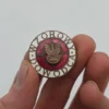 Odznaka Wzorowy Dowódca brązowy orzeł emalia militaria PRL