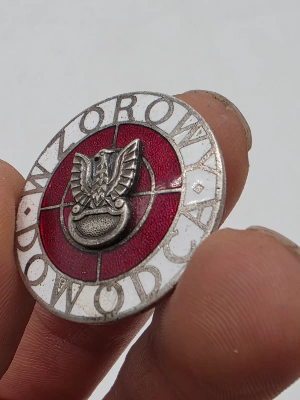 Odznaka Wzorowy Dowódca srebrny orzeł odznaczenie wojskowe PRL
