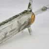Rzadka karafka miecz Ararat Dvin szkło grawer ręczny 69 cm
