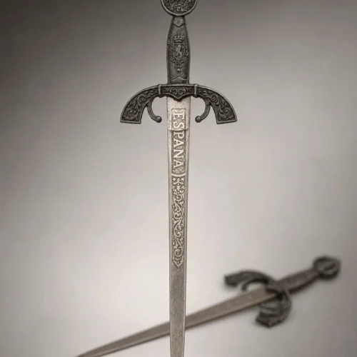 Ozdobny nożyk do listów miecz hiszpański Toledo pamiątka vintage 24 cm