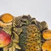 Duża płaskorzeźba Kosz z owocami Ceramiche Sala Italy 37x27 cm