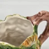Ceramiczny dzbanek Winogrona Bassano Italy ręcznie malowany 20 cm 1.5 l