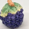 Cukiernica pojemnik na dżem winogrona Ramsel Hamburg vintage 13 cm