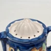 Ceramiczna wyciskarka do cytrusów Arte Regal Manises Spain ręcznie malowana 16 cm
