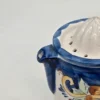 Ceramiczna wyciskarka do cytrusów Arte Regal Manises Spain ręcznie malowana 16 cm