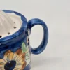 Ceramiczna wyciskarka do cytrusów Arte Regal Manises Spain ręcznie malowana 16 cm