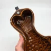 Ceramiczny półmisek w kształcie ryby naczynie do serwowania lub ozdoba 41 cm
