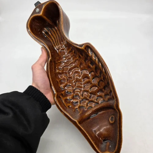 Ceramiczny półmisek w kształcie ryby naczynie do serwowania lub ozdoba 41 cm