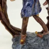 Rzeźba Andre Moreau Błazen Jester unikat 1979 ceramika szkliwiona