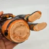 Figurka ceramiczna starszy pan siedzący na beczce wysokość 22 cm