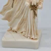 Figurka Anioł Stróż z dzieckiem alabaster patynowany Grecja 21 cm