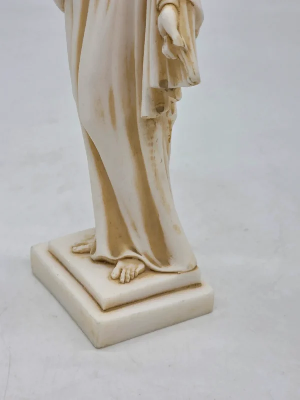 Figurka Najświętsze Serce Jezusa alabaster patynowany 26 cm