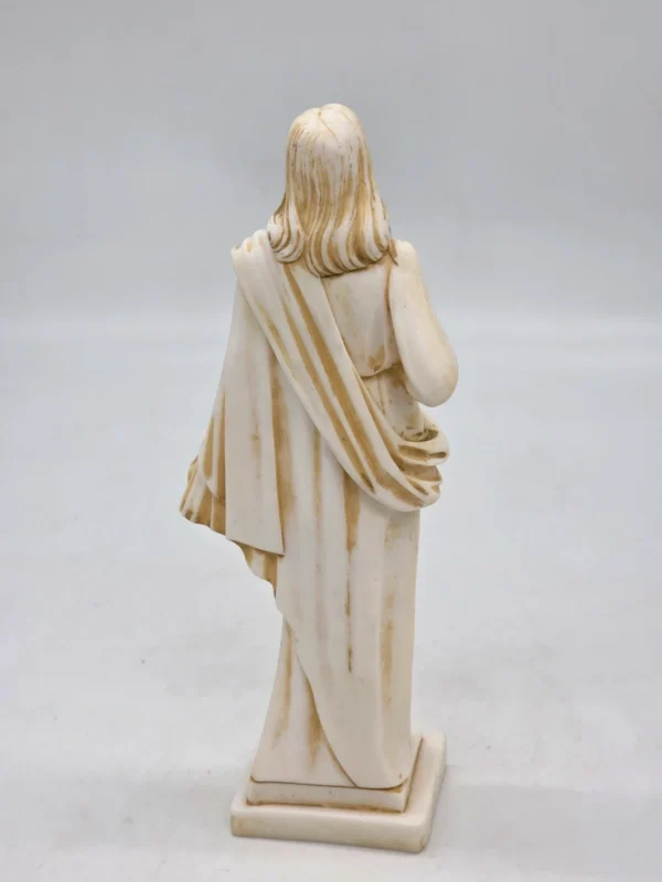 Figurka Najświętsze Serce Jezusa alabaster patynowany 26 cm
