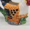 Dzbanek mlecznik w kształcie koguta kolorowa ceramika dekoracyjna wys 14 cm