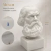 Popiersie Karol Marks Meissen porcelana biskwitowa rzeźba kolekcjonerska wys 14 cm