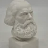 Popiersie Karol Marks Meissen porcelana biskwitowa rzeźba kolekcjonerska wys 14 cm