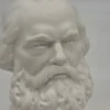 Popiersie Karol Marks Meissen porcelana biskwitowa rzeźba kolekcjonerska wys 14 cm