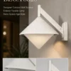 Designerski kinkiet zewnętrzny BEGA 8328 elewacyjny lampa retro space age