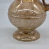 Ceramiczny dzbanek wazon Lausitzer Handarbeit J Wehner złoty luster vintage wys 29 cm