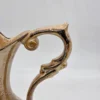 Ceramiczny dzbanek wazon Lausitzer Handarbeit J Wehner złoty luster vintage wys 29 cm