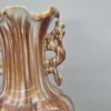 Ogromny wazon podłogowy ceramika artystyczna smoki polewa zaciekowa wys 51 cm