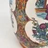 Wielki wazon podłogowy chiński porcelana ptaki kwiaty sygnatura wys 40 cm