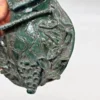 Kropielnica ścienna ceramika artystyczna zielona krzyż serce wys 30 cm