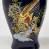 Para kobaltowych wazonów złote bażanty sygnatura China porcelana
